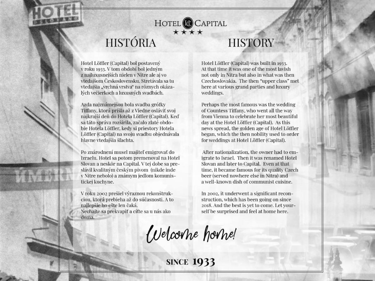 Hotel Capital With Private Wellness Nitra Eksteriør bilde